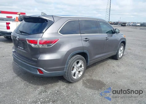 2015 Toyota Highlander Limited V6 from USA, damaged, VIN 5TDYKRFH0FS115864